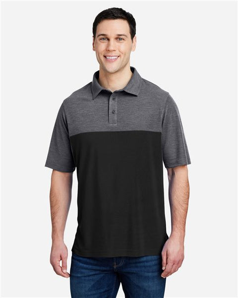 CORE365 CE112C Men's Fusion ChromaSoft Colorblock Polo