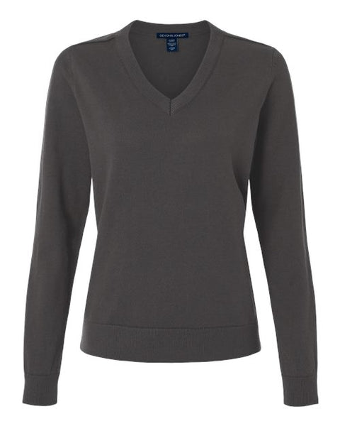 Devon & Jones DG445W Women's New Classics V-Neck Sweater
