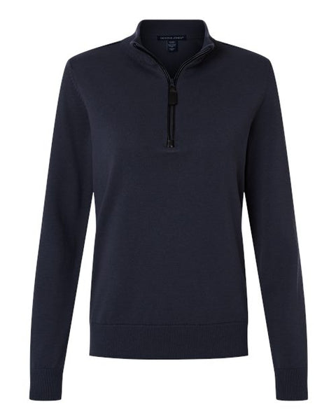 Devon & Jones DG446W Women's New Classics Quarter-Zip Sweater