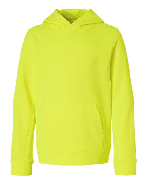 Team 365 TT400Y Youth Squad Hooded Tech Fleece Pullover