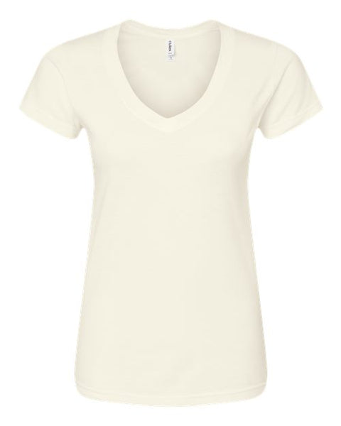 Tultex 214 Women's Fine Jersey V-Neck T-Shirt