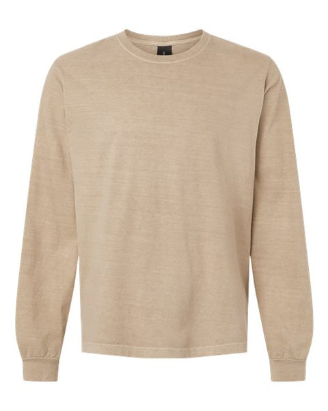 BELLA + CANVAS 4851GD Unisex Heavyweight Garment-Dyed Long Sleeve Tee