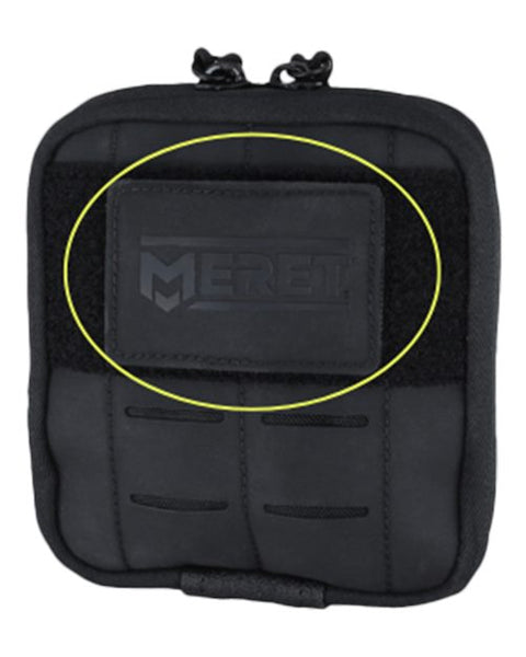 MERET SPBK10 Small Blank Black Patch - Qty 10