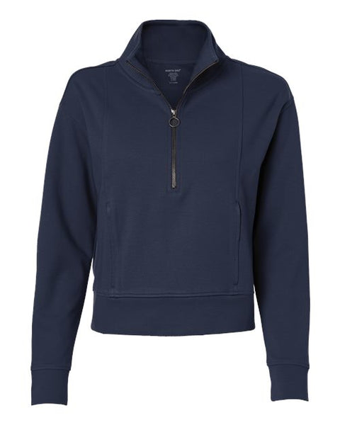 North End NE220W Women's Mantra Half-Zip Ottoman Pullover