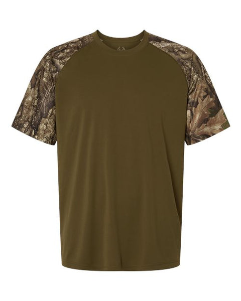 RealTree RT2103 Unisex Realtree Performance Colorblock T-Shirt