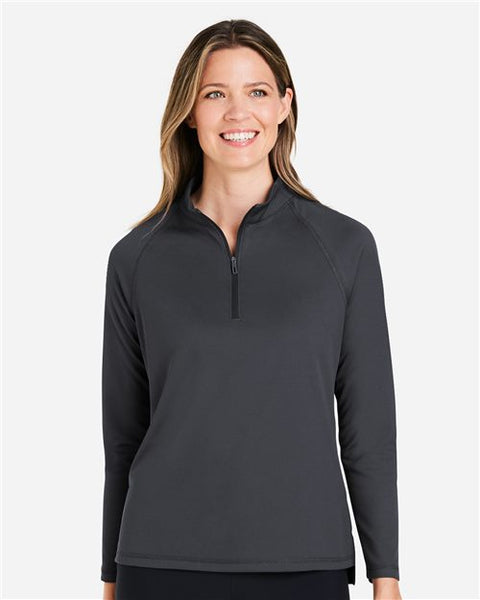 North End NE410W Women's Revive Coolcore Quarter-Zip Pullover