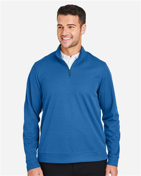 North End NE412 Men's Express Tech Performance Pique Quarter-Zip Pullover