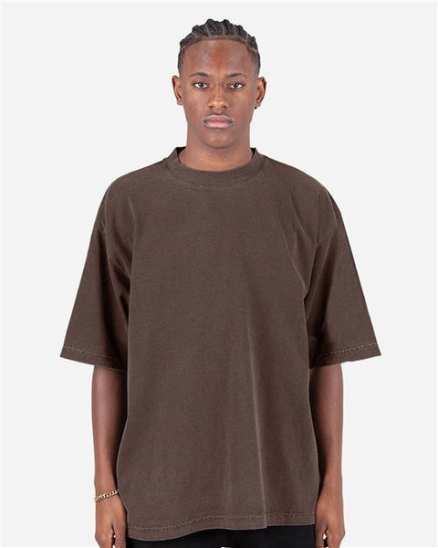 Shaka Wear SHGDD Unisex Max Heavyweight Garment-Dyed Drop Shoulder T-Shirt