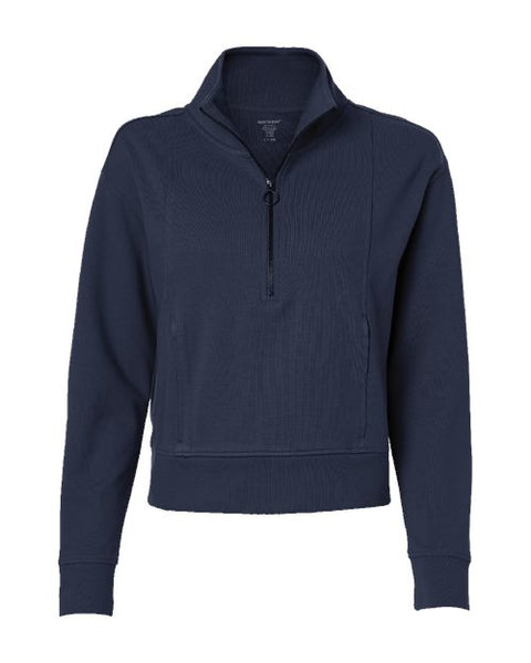 North End NE220W Women's Mantra Half-Zip Ottoman Pullover