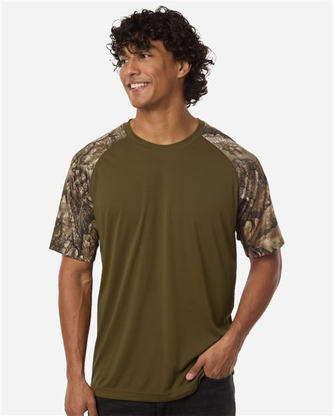 RealTree RT2103 Unisex Realtree Performance Colorblock T-Shirt
