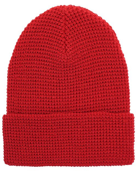 YP Classics 2501KC Waffle Cuffed Knit Beanie
