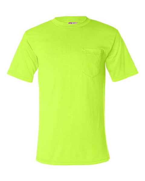 Bayside 1725 Unisex USA-Made 50/50 Pocket T-Shirt