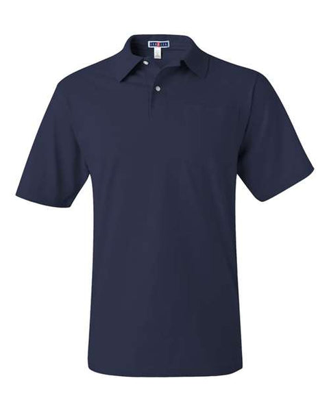 JERZEES 436MPR Men's SpotShield 50/50 Polo with Pocket