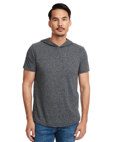 Next Level 2022 Unisex Mock Twist Short Sleeve Hoody T-Shirt