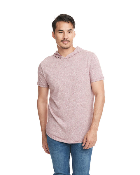 Next Level 2022 Unisex Mock Twist Short Sleeve Hoody T-Shirt