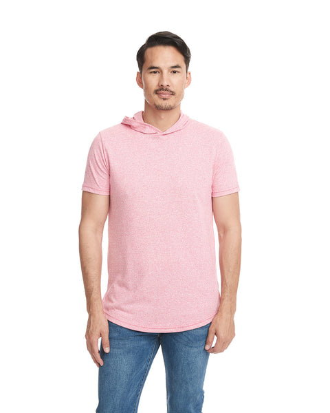 Next Level 2022 Unisex Mock Twist Short Sleeve Hoody T-Shirt
