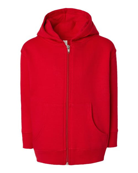 Rabbit Skins 3346 Toddler Full-Zip Fleece Hoodie Sweatshirt