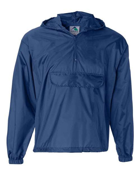 Augusta Sportswear 3130 Unisex Packable Half-Zip Hooded Pullover Jacket