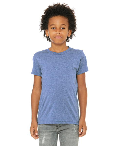 Bella + Canvas 3413Y Youth Triblend Short-Sleeve T-Shirt