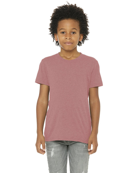 Bella + Canvas 3413Y Youth Triblend Short-Sleeve T-Shirt