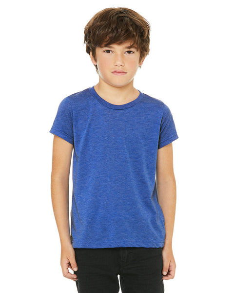 Bella + Canvas 3413Y Youth Triblend Short-Sleeve T-Shirt
