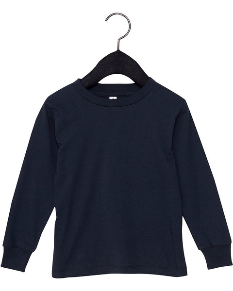 Bella + Canvas 3501T Youth Toddler Jersey Long Sleeve T-Shirt