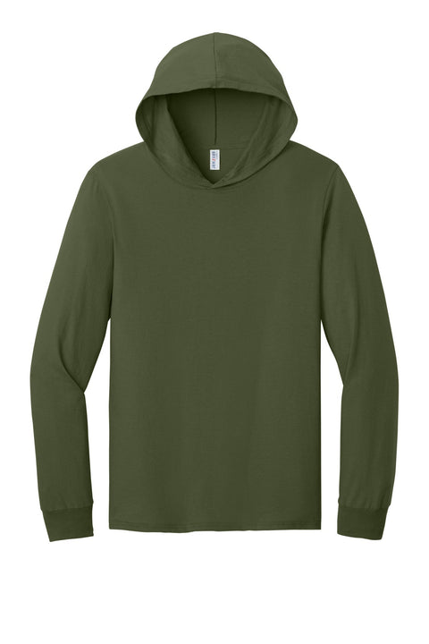Jerzees 363LH Classics Unisex Cotton Long Sleeve Hooded T-Shirt