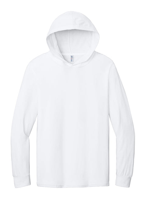 Jerzees 363LH Classics Unisex Cotton Long Sleeve Hooded T-Shirt
