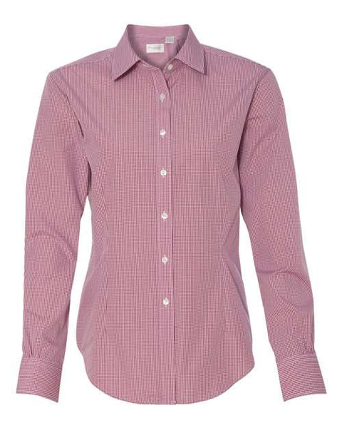 Van Heusen 13V0226 Women's Gingham Check Shirt
