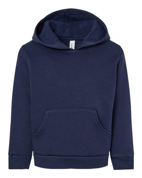 BELLA + CANVAS 3719T Toddler Sponge Fleece Pullover Hoodie Sweatshirt