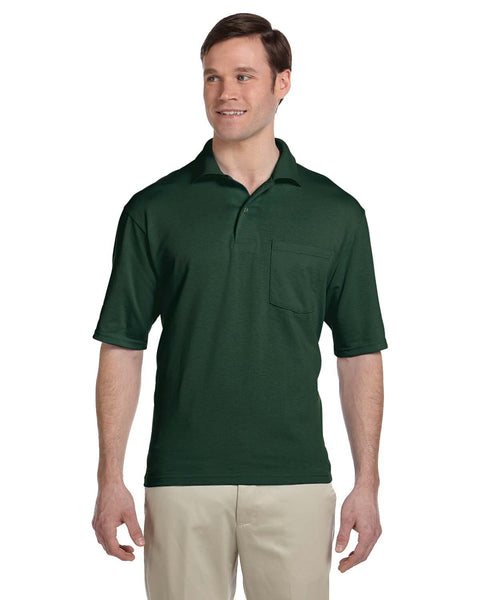 Jerzees 436P Adult SpotShield Pocket Jersey Polo