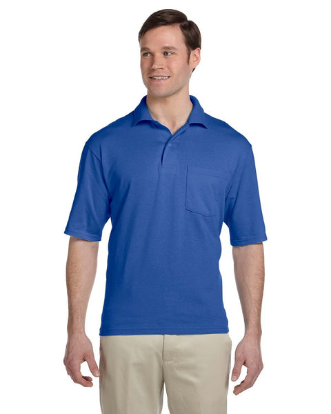 Jerzees 436P Adult SpotShield Pocket Jersey Polo
