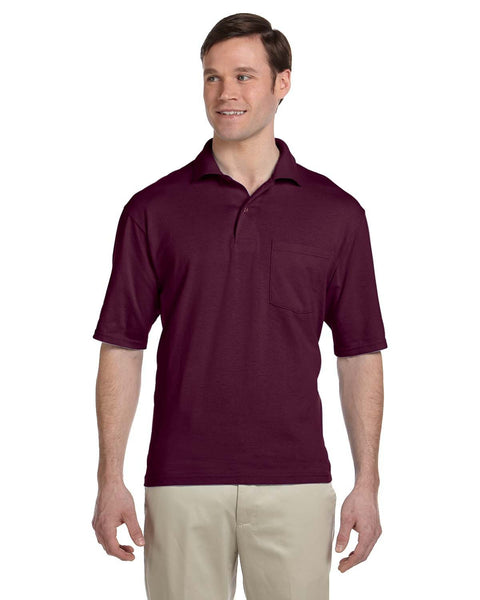 Jerzees 436P Adult SpotShield Pocket Jersey Polo