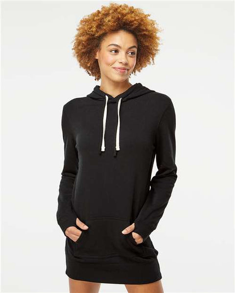 Independent Trading Co. PRM65DRS Women’s Special Blend Hooded Sweatshirt Dress