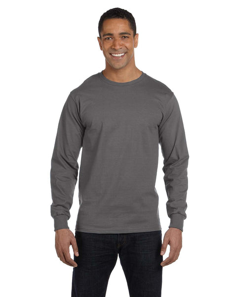 Hanes 5186 Adult Long-Sleeve Beefy-T
