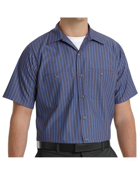 Red Kap SP24T Men's Tall Industrial Short Sleeve Work Shirt