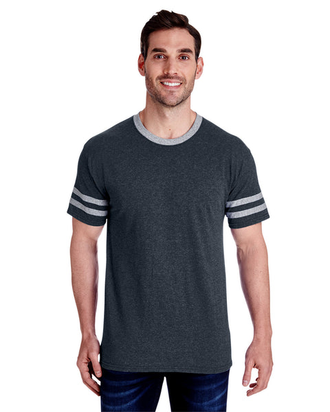 Jerzees 602MR Adult TRI-BLEND Varsity Ringer T-Shirt