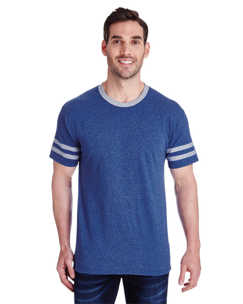 Jerzees 602MR Adult TRI-BLEND Varsity Ringer T-Shirt