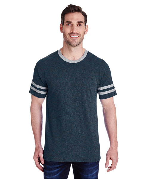 Jerzees 602MR Adult TRI-BLEND Varsity Ringer T-Shirt
