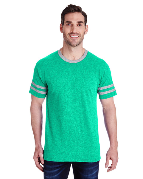 Jerzees 602MR Adult TRI-BLEND Varsity Ringer T-Shirt