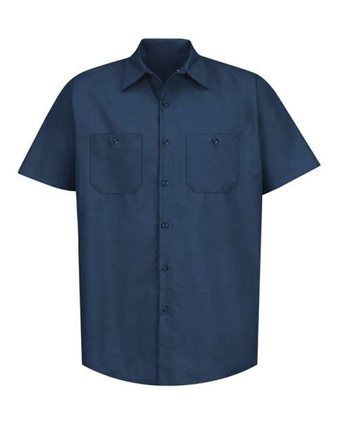 Red Kap SP24T Men's Tall Industrial Short Sleeve Work Shirt