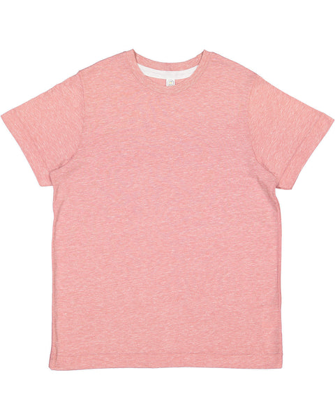 LAT 6191 Youth Harborside Melange Jersey T-Shirt
