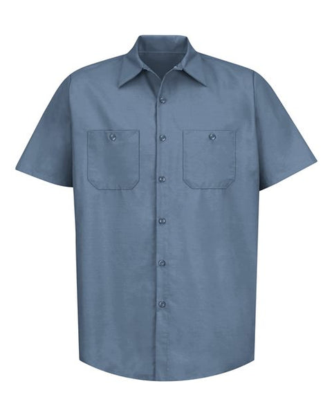 Red Kap SP24T Men's Tall Industrial Short Sleeve Work Shirt