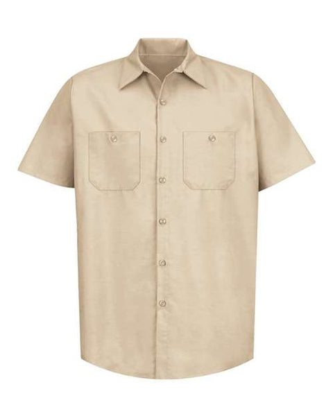 Red Kap SP24T Men's Tall Industrial Short Sleeve Work Shirt