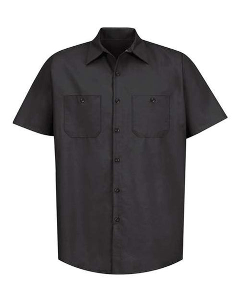 Red Kap SP24T Men's Tall Industrial Short Sleeve Work Shirt