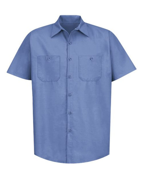 Red Kap SP24T Men's Tall Industrial Short Sleeve Work Shirt