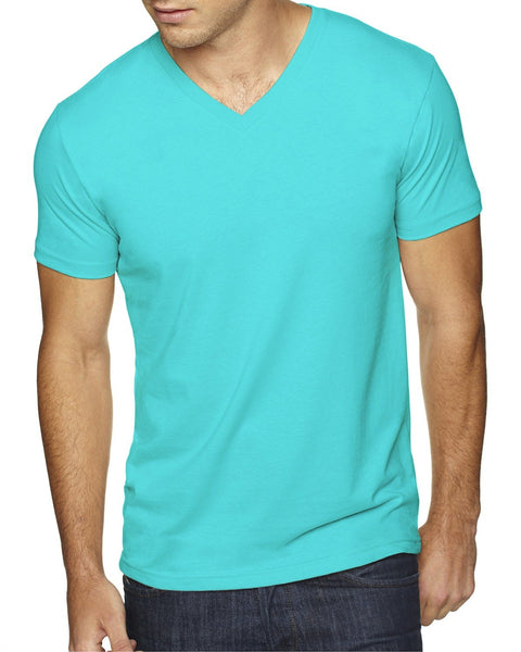 Next Level 6440 Men's Sueded V-Neck T-Shirt