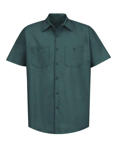 Red Kap SP24T Men's Tall Industrial Short Sleeve Work Shirt