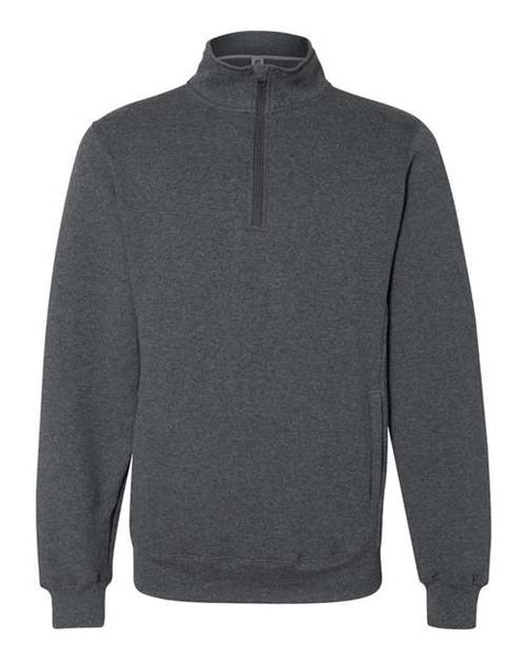 Russell Athletic 1Z4HBM Unisex Dri Power Quarter-Zip Cadet Collar Sweatshirt