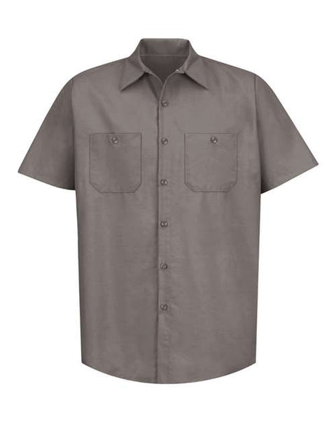 Red Kap SP24T Men's Tall Industrial Short Sleeve Work Shirt